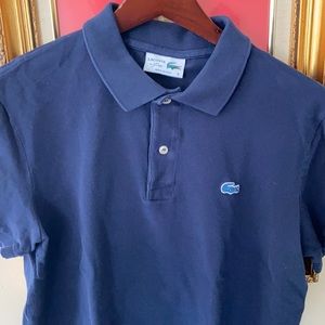 Lacoste for j crew navy polo